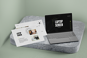 Laptop Screen Mockup, a Wearable Device Mockup by xavier_studio (Thumbnail 5 of 5)