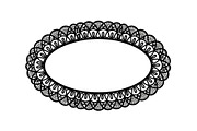Vintage Lace Oval Frame Bundle, an Illustration by yasushie (Thumbnail 19 of 30)
