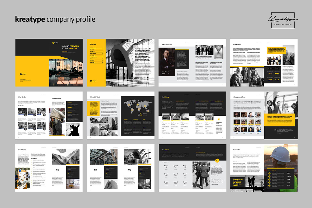 Kreatype Company Profile, a Brochure Template by Kreatype Studio (Photo 14 of 14)