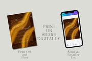 Modern Gold Wedding Invitation, an Invitation Template by InvitingStorys (Thumbnail 8 of 11)