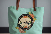 Leather Handle Tote Bag Mockup, a Merchandise Mockup by 3djagan (Thumbnail 3 of 4)