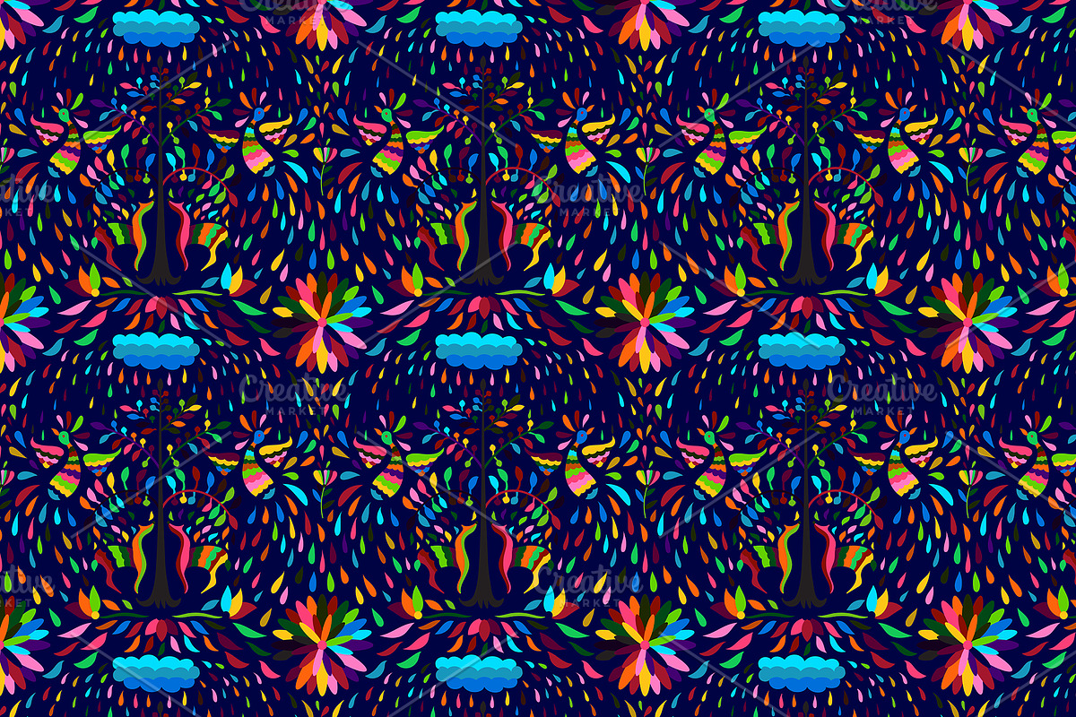 Vector Otomi Creative Set, a Pattern Graphic by alexmakarova (Photo 4 of 7)