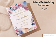 LIGHT Pink WEDDING INVITATION SET, an Invitation Template by MagicLove Creations (Thumbnail 2 of 7)