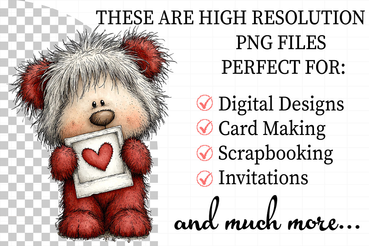 Valentine Teddy Bear Set, an Illustration by Daily.Designs (Photo 2 of 8)