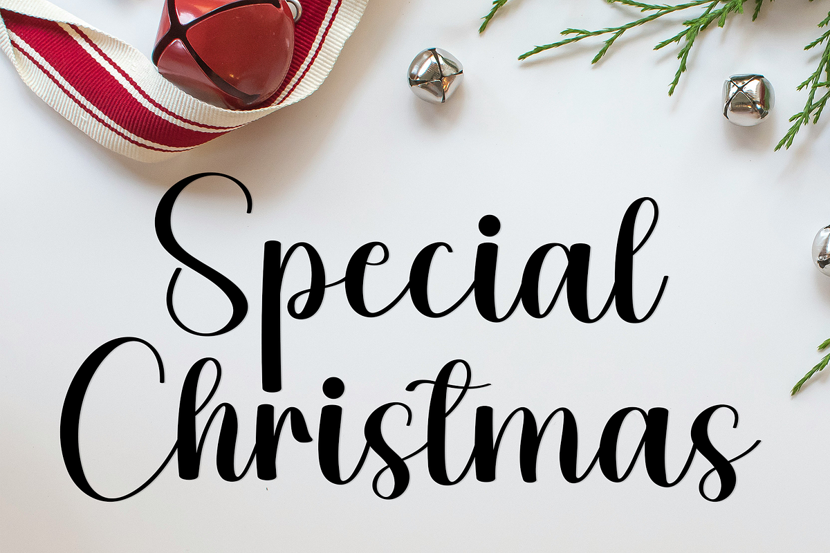 Holiday Wishes, a Handwritten Font by InermediaSTUDIO (Photo 6 of 8)