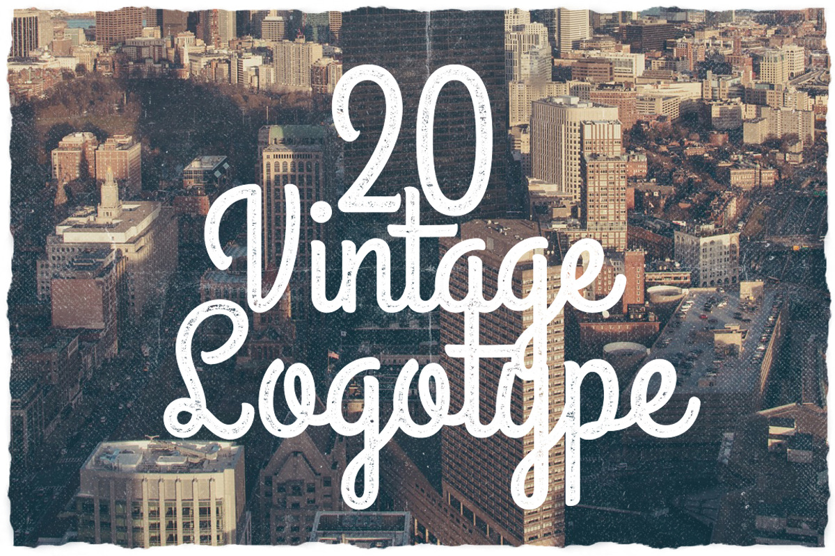 20 Vintage Logotype #5, a Branding & Logo Template by TSV Creative (Photo 1 of 3)