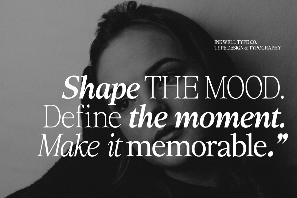 Rosemeri — MODERN EDITORIAL SERIF, a Serif Font by InkwellTypeCo (Photo 8 of 19)