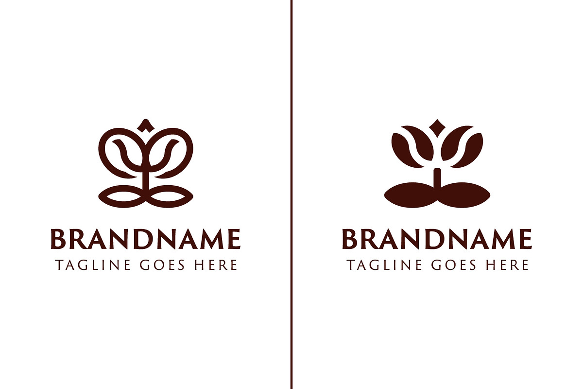 Coffee Flower Logo Set, a Branding & Logo Template by Pray Art Design Studio