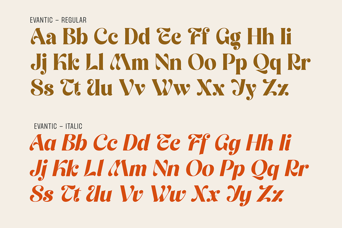 Evantic - Classic Bold Typeface, a Serif Font by Sign Studio (Photo 13 of 14)