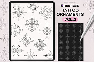 Procreate - Ornament Tattoo Stamps
