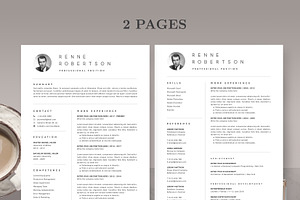 Professional Resume Template RE012