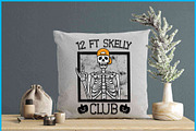 12 FT Skelly Club Halloween SVG, an Object Graphic by Creativeusart (Thumbnail 4 of 4)