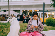 Woman with White Dog Photos, an Animal Photo by Tekso (Thumbnail 5 of 6)