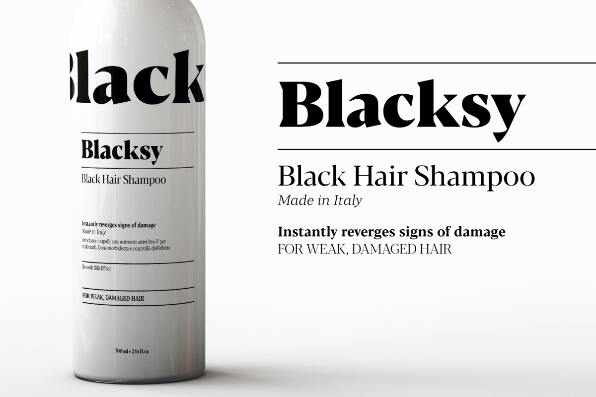 Blacker Pro - 69 fonts, a Serif Font by Zetafonts (Photo 16 of 18)