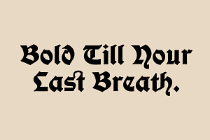 Grimstone Blackletter Vintage Font