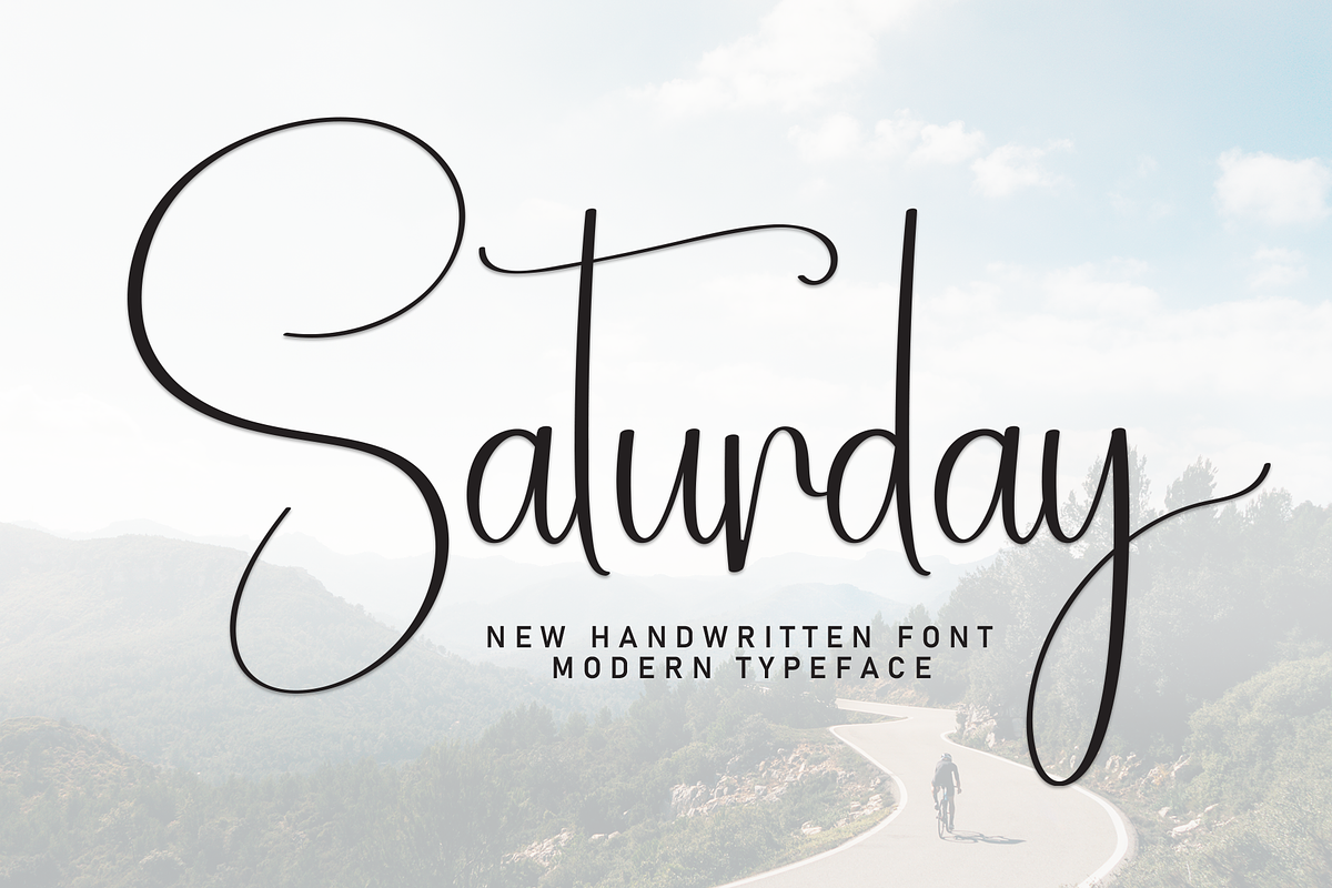 Saturday | Script Font, a Handwritten Font by Scratchones (Photo 1 of 9)