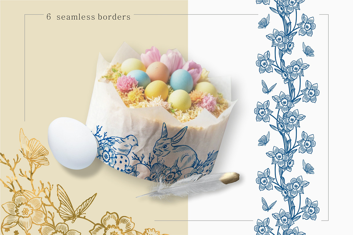 Easter Vector collection, a Decorative Illustration by Farida Bik (Photo 7 of 13)