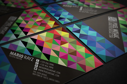 Pixel Mosaic Business card