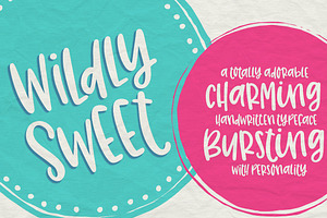 Wildly Sweet Handwritten Font