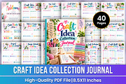 Craft Idea Collection Journal | Craf, a Stationery Template by Mustafiz (Thumbnail 1 of 4)