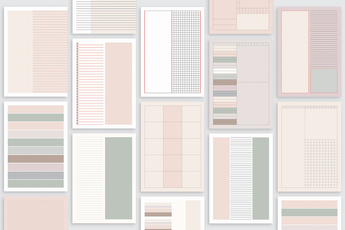 100+ Notes Template Bundle Pack, a Stationery Template by MNT-Creator