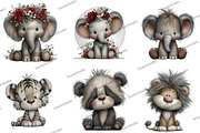 Watercolor Baby Animal Clipart, an Illustration by DreamArtGraphic (Thumbnail 2 of 4)