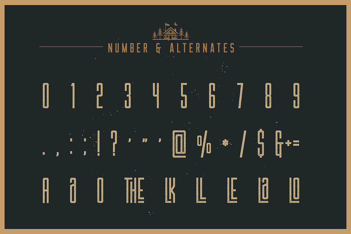 Las Valles Textured Typeface, a Sans Serif Font by Kaligra.co (Photo 19 of 19)