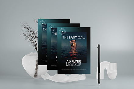 A5 Flyer Mockup