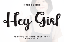 Hey Girl | Script Font