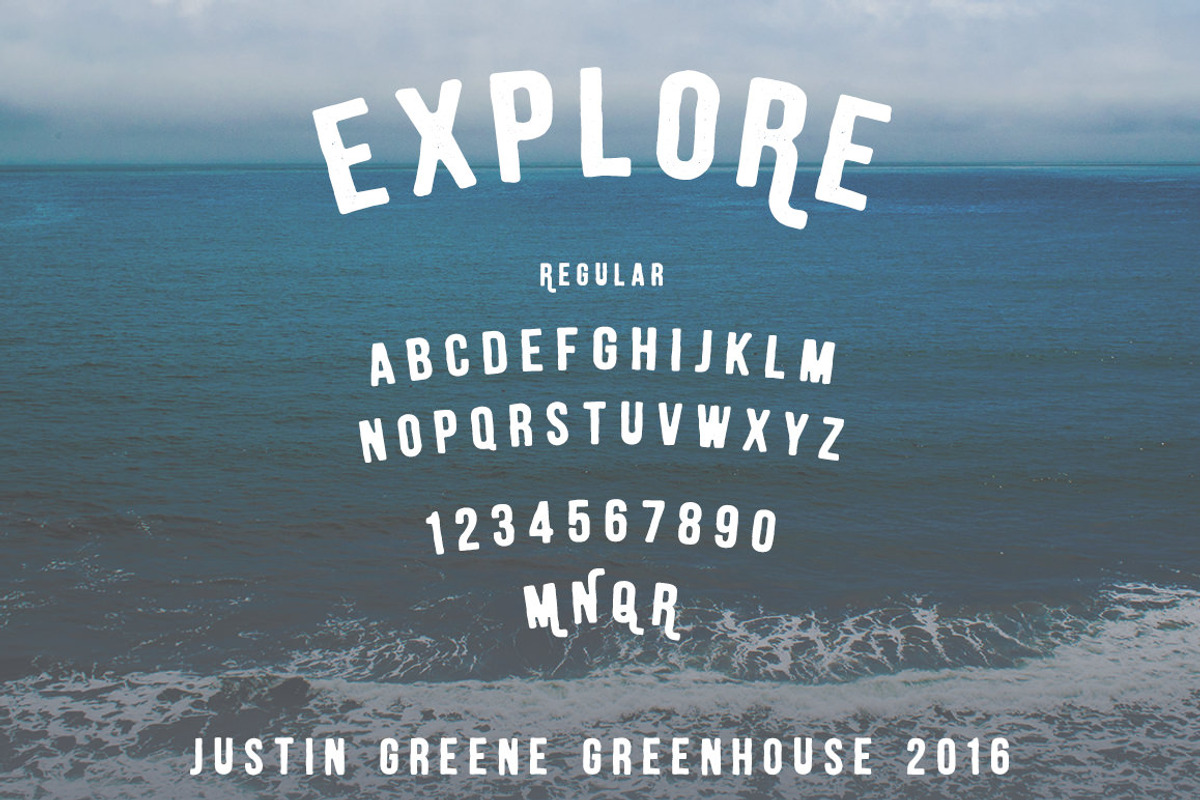 Explore ~ A Hand Drawn Font preview 3