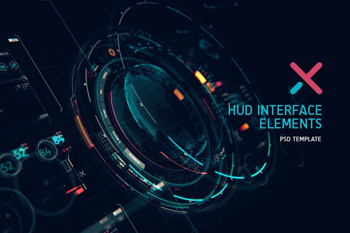 HUD BUNDLE - interface elements, a Technology Illustration by TITO (Photo 12 of 13)