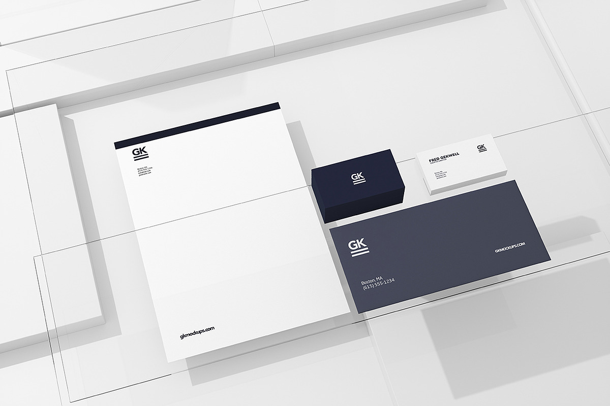 Glass Branding Mock-up, a Product Mockup by GK Creative (Photo 5 of 14)