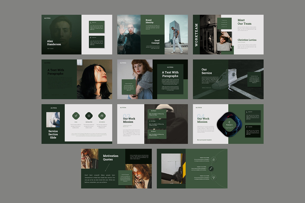 Alyssa Google Slides, a Presentation Template by GridlineType (Photo 7 of 9)