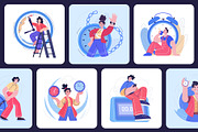 Animated Time Management, a Finance Illustration by Creative Stall (Thumbnail 4 of 5)