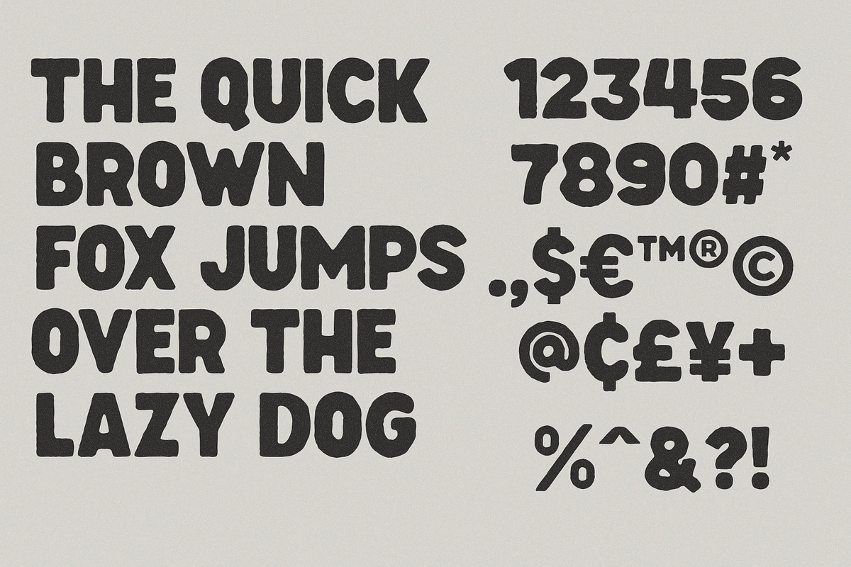 RUGLES — Rustic & Bold Sans, a Handwritten Font by Floves Type (Photo 8 of 8)