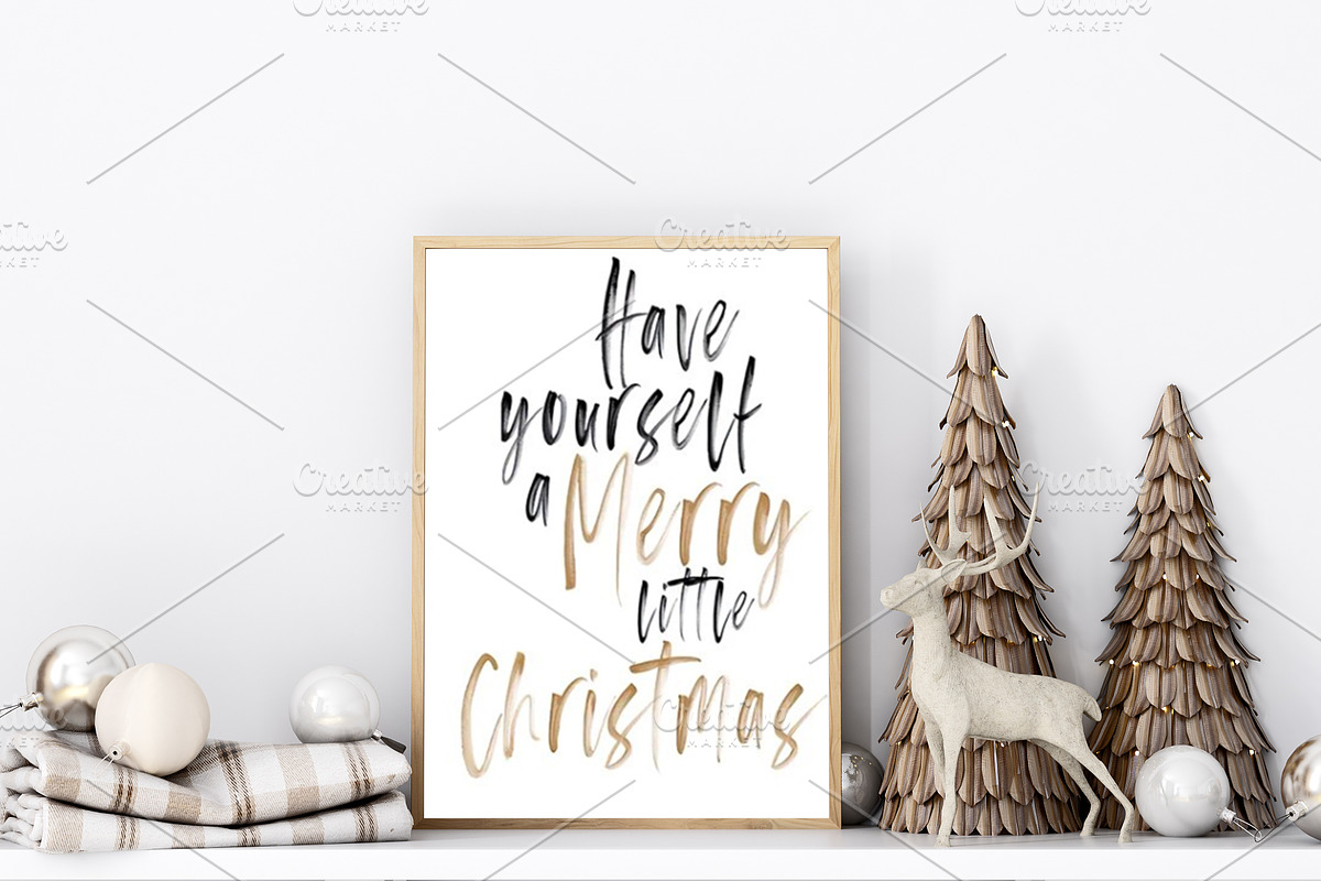 Christmas Frame Mockup Bundle -20, a Print Template by Mockup Shop (Photo 28 of 39)