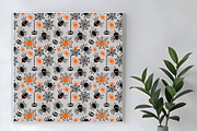 Halloween Cute Spiders Seamless, a Pattern Graphic by Sharon Schwalbe (Thumbnail 4 of 4)