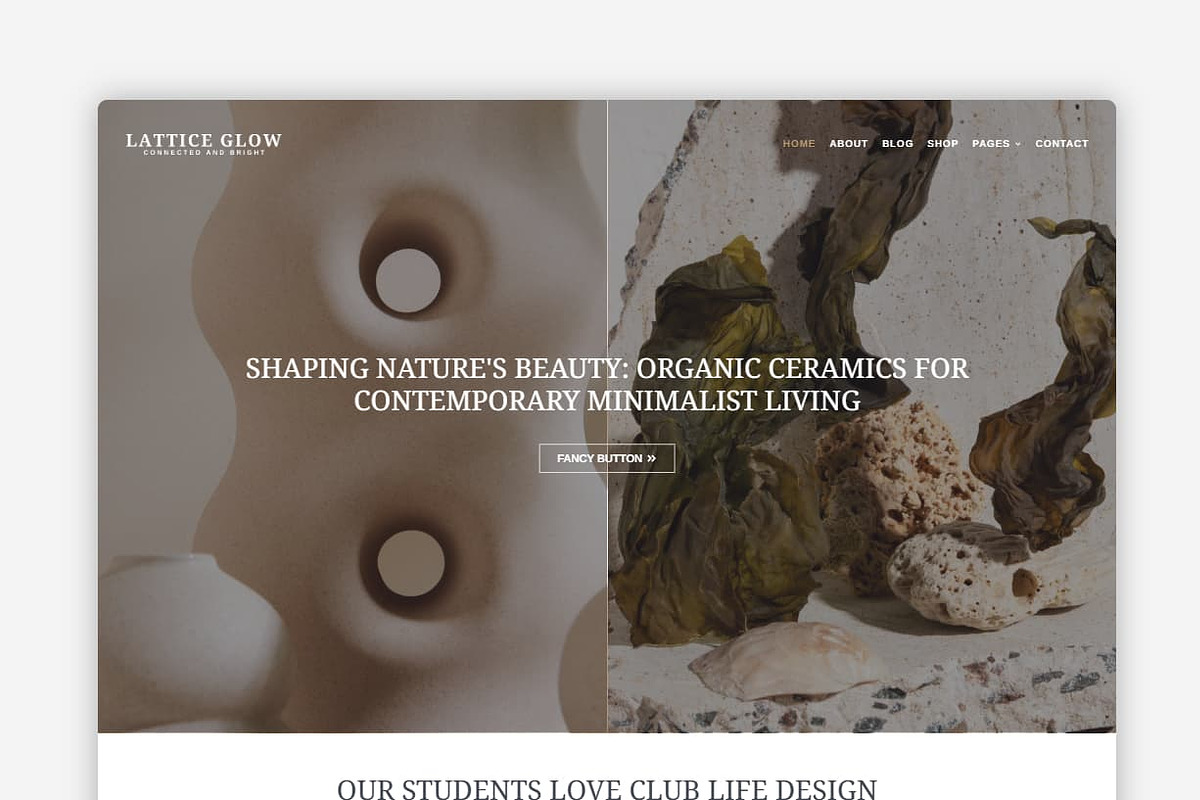 Lattice Glow - Blog WordPress Theme