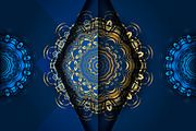 Mandala Oriental Floral art Bundle, a Background Graphic by NJ Himel (Thumbnail 60 of 97)