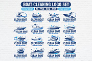 16 Boat cleaning logo bundle, a Branding & Logo Template by Guavanaboy (Thumbnail 1 of 3)