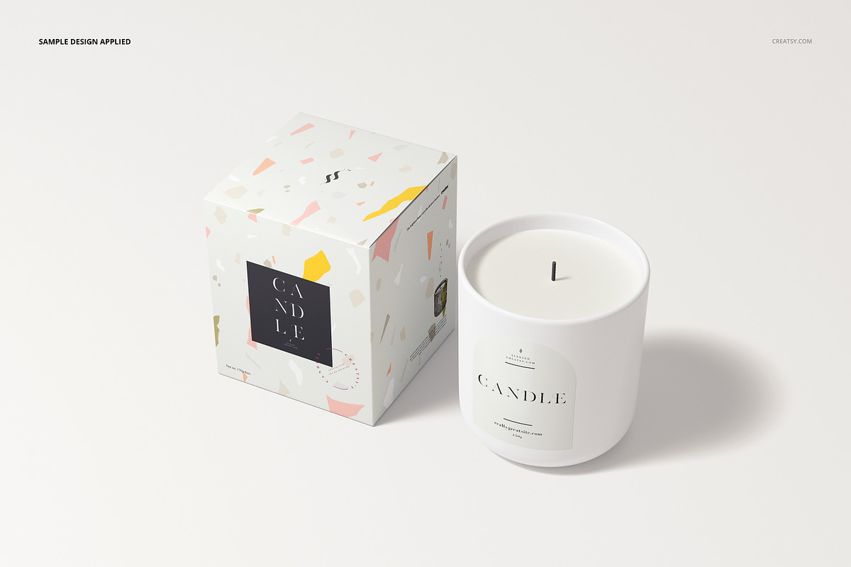 Nordic Vessel Candle Box Mockup Set, a Household Mockup by creatsy5 (Photo 8 of 14)