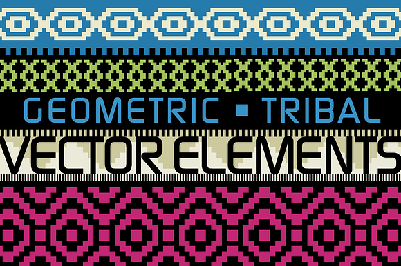 Geometrictribal Graphic Elements