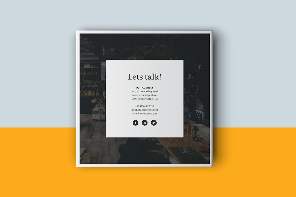 Square Portfolio Brochure Template, a Brochure Template by RWstudio (Photo 7 of 8)
