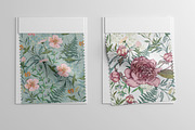 Floral delight vector patterns set, a Pattern Graphic by FleurArt (Thumbnail 5 of 13)