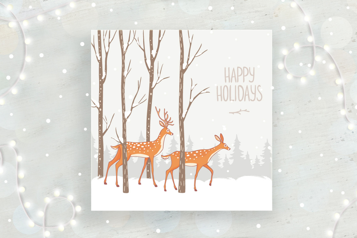 winter cards, an Animal Illustration by JulianArt (Photo 2 of 5)