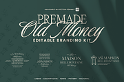 Old Money La Maison Logo Kit, a Branding & Logo Template by Headfonts (Thumbnail 1 of 9)