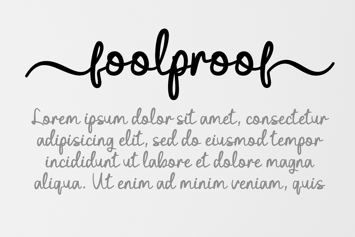 Qulove - Lovely Script Font, a Script Font by Fontcastle (Photo 4 of 6)