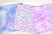 Pastel witch seamless patterns, a Pattern Graphic by Gaynor Carradice Designs (Thumbnail 5 of 7)
