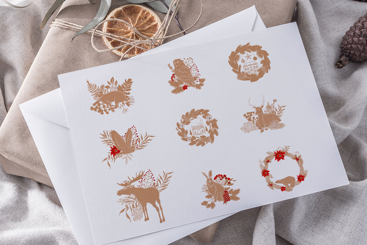 Woodland Christmas, a Seasonal Illustration by Mio Buono (Photo 5 of 13)