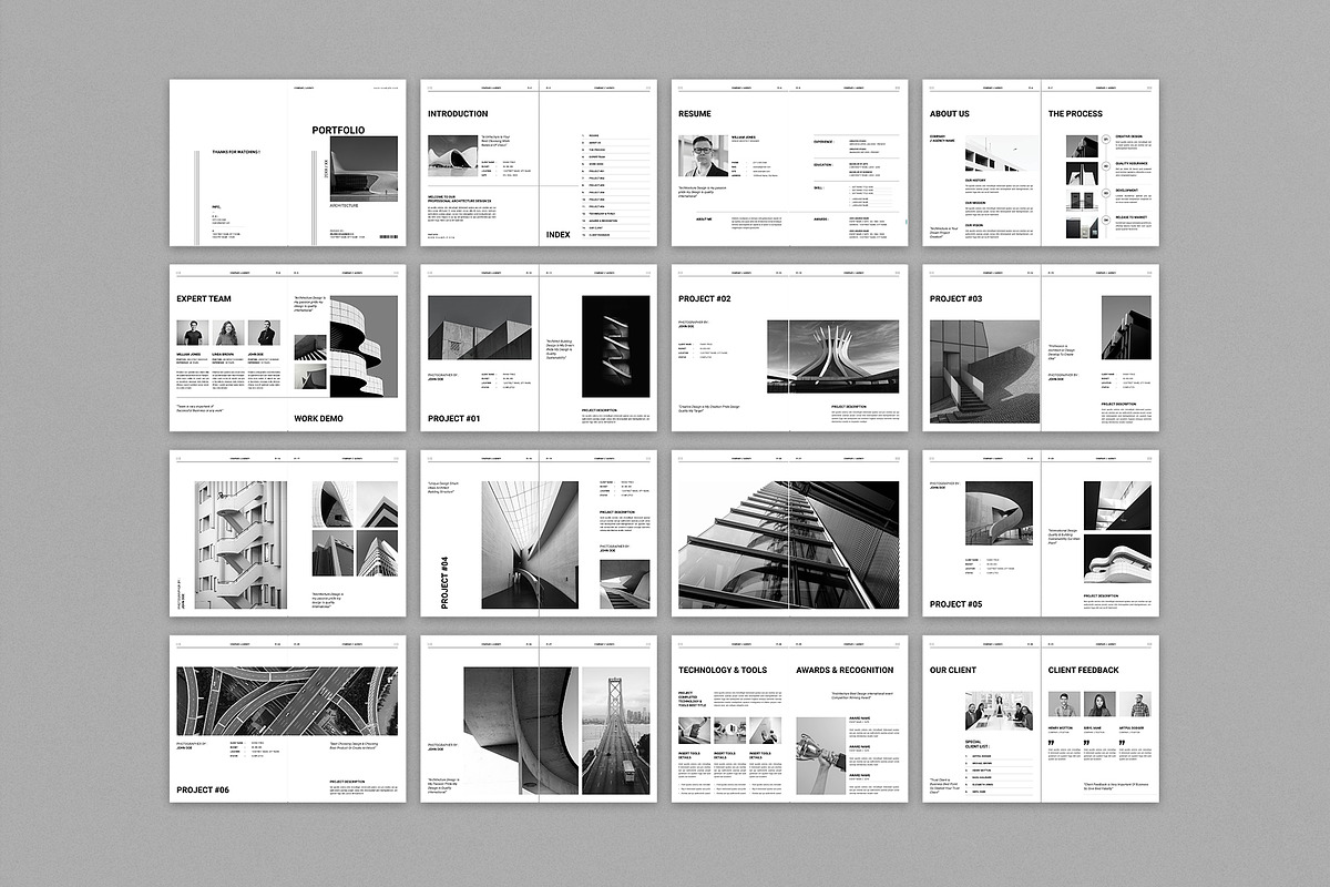 Architecture Portfolio - Canva, INDD, a Brochure Template by Work-Envance (Photo 15 of 15)